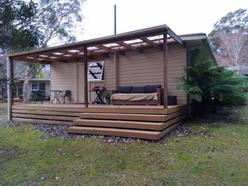 Russell Falls Holiday Cottages Parque Nacional Exterior foto